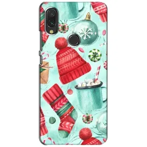 Чехол Санта Клаус для Xiaomi Redmi 7 (Одежда)