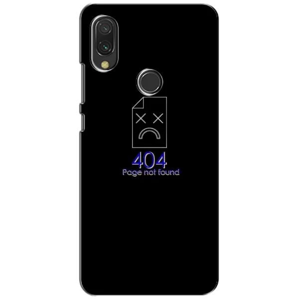 Чехол с рисунком «Ошибка 404» для Xiaomi Redmi 7 Чехол с рисунком «Ошибка 404» для Xiaomi Redmi 7