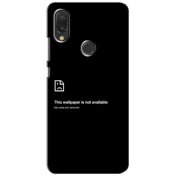 Чехол с рисунком «Ошибка» для Xiaomi Redmi 7 Чехол с рисунком «Ошибка» для Xiaomi Redmi 7