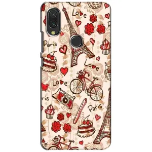 Чехол с Эйфелевой башней на Xiaomi Redmi 7 (Париж мечта)