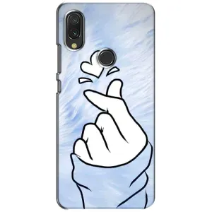 Чехлы (Знак сердечка) на Xiaomi Redmi 7 (Сердечка знак)