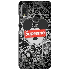 Чехол с Брендами одежды на Редми 7 (Supreme Маус)