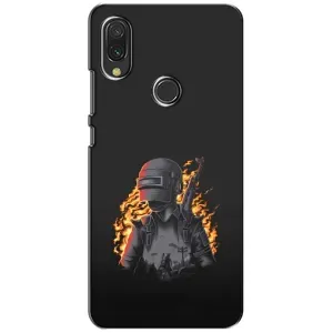Чохол з картинкою "Герой Pubg" на Xiaomi Redmi 7 (В полум'ї)