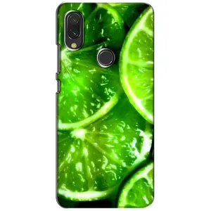 Чохол з зображенням смачної їжі для Xiaomi Redmi 7 (Яскравий Лайм)