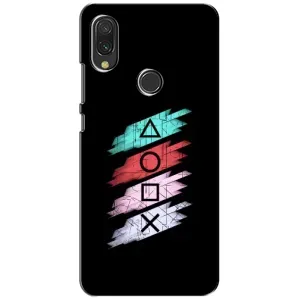 Чехол КИБЕРСПОРТ для Xiaomi Redmi 7 (Значки Sony)