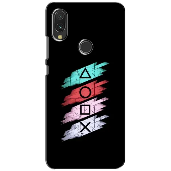 Чехол с рисунком «Значки Sony» для Xiaomi Redmi 7 Чехол с рисунком «Значки Sony» для Xiaomi Redmi 7