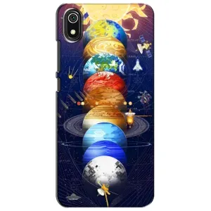 Чехол (ТПУ) с планетами на Xiaomi Redmi 7A (Арт планети)