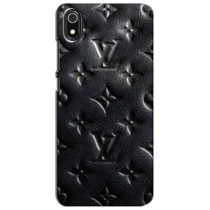 Текстурний Чохол Louis Vuitton для Редмі 7а (Чорний ЛВ)