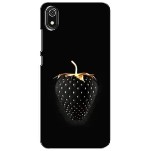 Чохол з зображенням смачної їжі для Xiaomi Redmi 7A (Чорна полуниця)