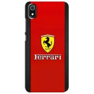 Силіконовий бампер з картинкою машини на Xiaomi Redmi 7A (Ferrari Logo)
