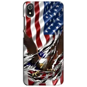 Чехол Флаг USA для Xiaomi Redmi 7A (Флаг USA)