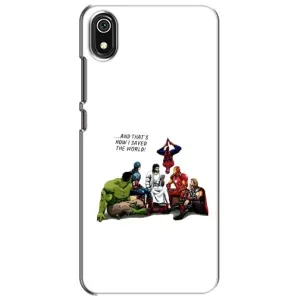 Чехлы для Xiaomi Redmi 7A (Для Христиан) (Иисус супергерой)