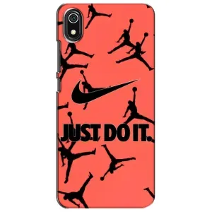 Силіконовый Чохол Nike Air Jordan на Редмі 7а (Just Do It)