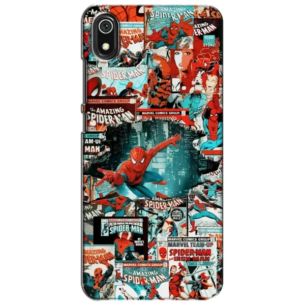 Чехол с рисунком «Комиксы Человек Паук» для Xiaomi Redmi 7A Чехол с рисунком «Комиксы Человек Паук» для Xiaomi Redmi 7A
