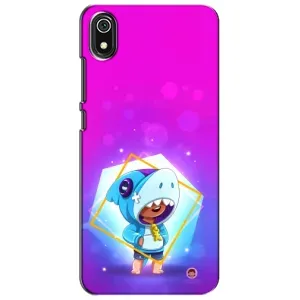 Чехол Бравл Старс для Xiaomi Redmi 7A (Леон в костюме Акулы)