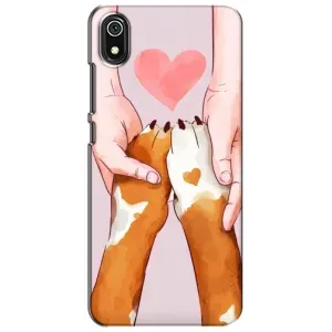 Чехол (ТПУ) Милые собачки для Xiaomi Redmi 7A (Любовь к собакам)
