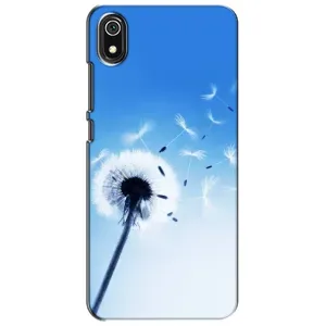 Силіконовий Чохол з кульбабками на Xiaomi Redmi 7A (Кульбабка на блакитному)