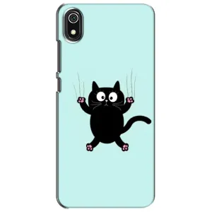 Силиконовый чехол с котиком для Xiaomi Redmi 7A (Падающий кот)