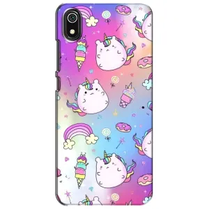 Чехол Unicorn на Xiaomi Redmi 7A (Радуга и Единорог)