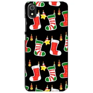 Силиконовый бампер на рождество для Xiaomi Redmi 7A (Рождественские подарки)