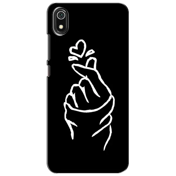 Чехол с рисунком «Сердце на черном» для Xiaomi Redmi 7A