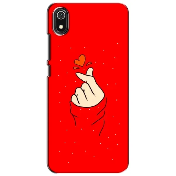 Чехол с рисунком «Сердце на красном» для Xiaomi Redmi 7A