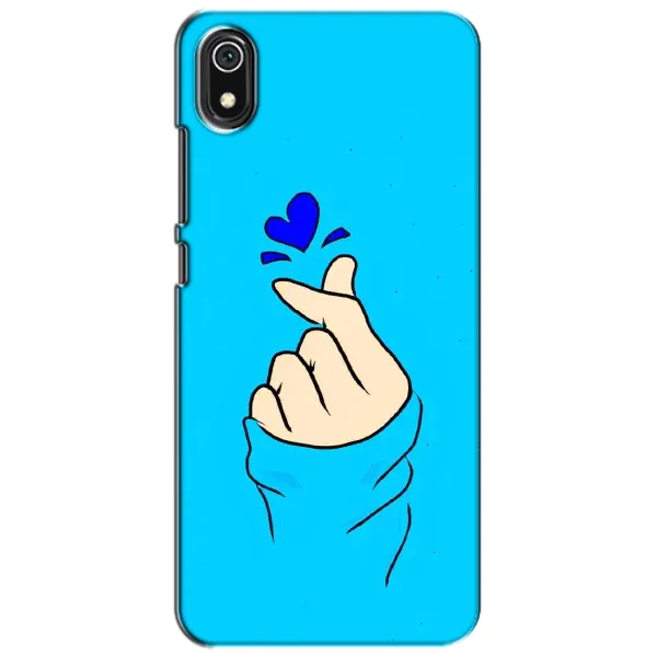 Чехол с рисунком «Сердце на синем» для Xiaomi Redmi 7A