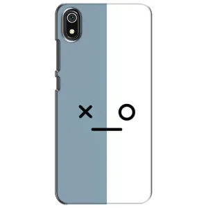 Силиконовые Чехлы (смешные стикеры) для Xiaomi Redmi 7A (Серо-белый)
