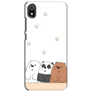Чехлы с изображением разных животных для Xiaomi Redmi 7A (Удивленные медвеженки)