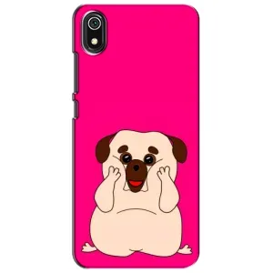 Чехол (ТПУ) Милые собачки для Xiaomi Redmi 7A (Веселый Мопсик)