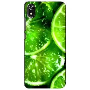 Чохол з зображенням смачної їжі для Xiaomi Redmi 7A (Яскравий Лайм)