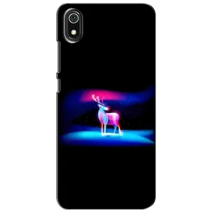 Силиконовый бампер с картинкой животных для Xiaomi Redmi 7A (Яркий олень)