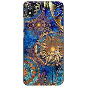Чехлы со смыслом для Xiaomi Redmi 7A (Золотые узоры)