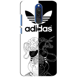Чехол в стиле "Адидас" для Редми 8 (Adidas шнурки)