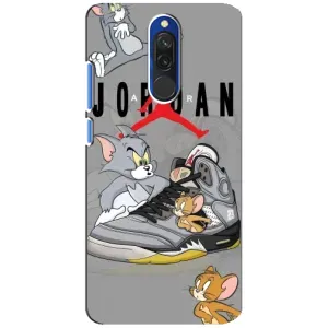 Силиконовый Чехол Nike Air Jordan на Редми 8 (Air Jordan)