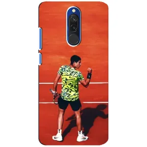 Чохли з прінтом Спортивна тематика для Xiaomi Redmi 8 (Алькарас Тенісист)