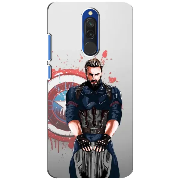 Чехол с рисунком «Арт капитан» для Xiaomi Redmi 8