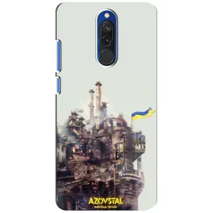 Чехлы на военную тематику для Xiaomi Redmi 8 (Азовсталь)