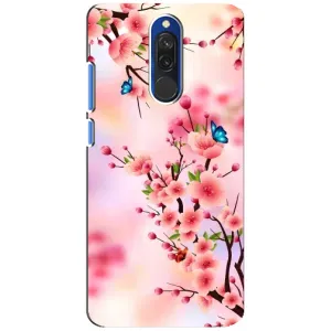 Чохол з картинкою Сакури на Xiaomi Redmi 8 (Метелики на сакурі)