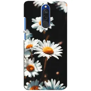 Чохол з ромашками на Xiaomi Redmi 8 (Білі ромашки)