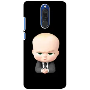 Мультяшный принт на Чехол для Редми 8 (Бос)