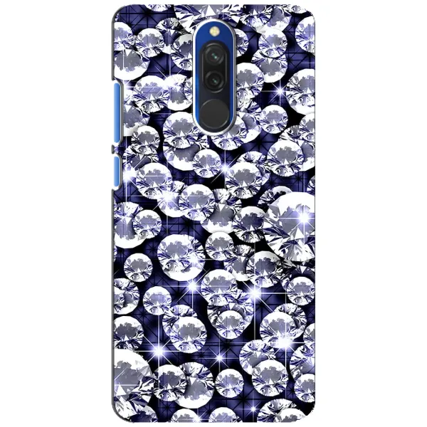 Чехол с рисунком «Бриллианты» для Xiaomi Redmi 8