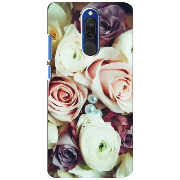 Чехол с рисунком «Букет РОЗ» для Xiaomi Redmi 8 Чехол с рисунком «Букет РОЗ» для Xiaomi Redmi 8