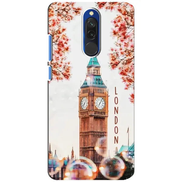 Чехол с рисунком «Часы Лондон» для Xiaomi Redmi 8