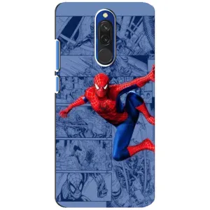 Силиконовый Чехол для Xiaomi Redmi 8 (Человек Паук)