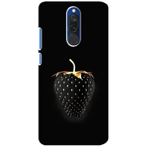 Чохол з зображенням смачної їжі для Xiaomi Redmi 8 (Чорна полуниця)