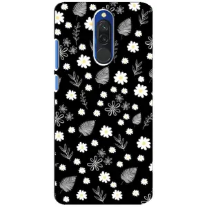 Чохли з тематикою "КВІТИ" на Xiaomi Redmi 8 (цвітіння на чорному)
