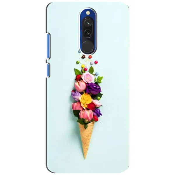 Чехол с рисунком «Цветок-мороженное» для Xiaomi Redmi 8 Чехол с рисунком «Цветок-мороженное» для Xiaomi Redmi 8
