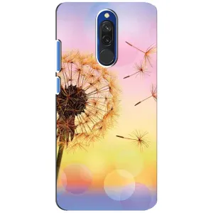 Силіконовий Чохол з кульбабками на Xiaomi Redmi 8 (Квітка-кульбаба)