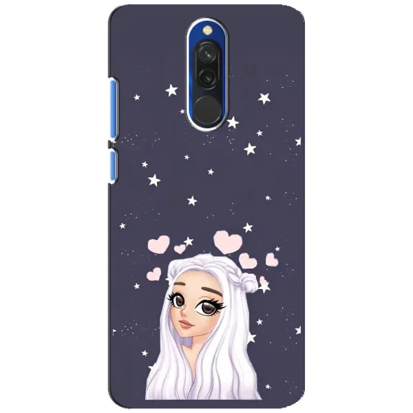 Чехол с рисунком «Девушка и сердечки» для Xiaomi Redmi 8 Чехол с рисунком «Девушка и сердечки» для Xiaomi Redmi 8